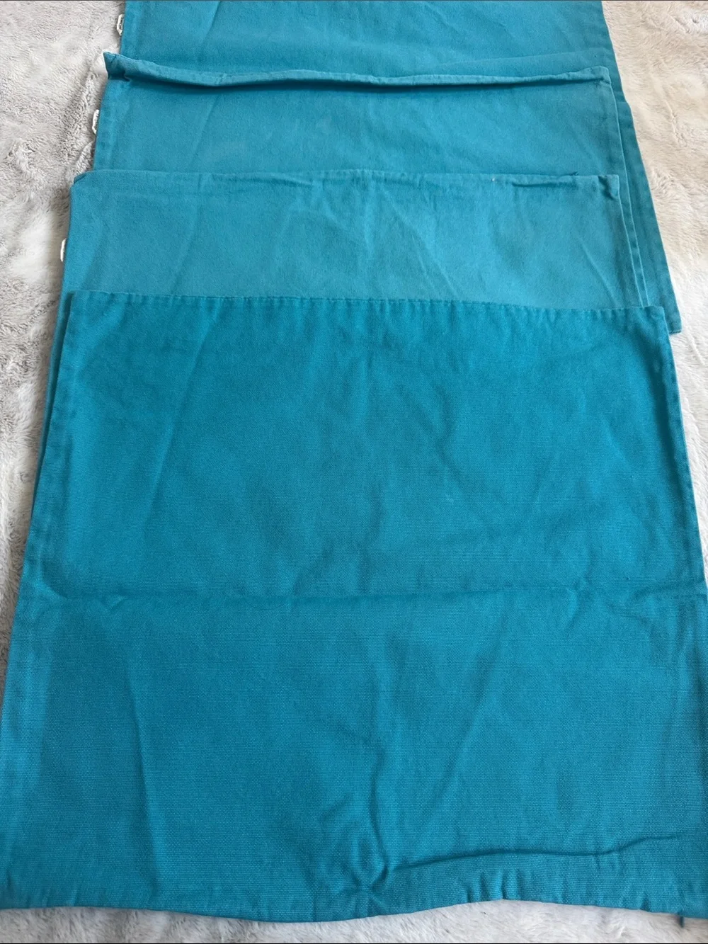 SET OF 4  20x18 Turquoise Pillow cover  Fabric